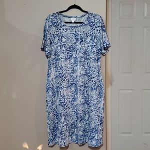 LuLaRoe Jessie Swing Dress 2XL